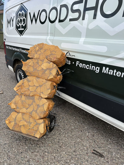 FIREWOOD BIRCH - 5 NETBAG SET 40 L