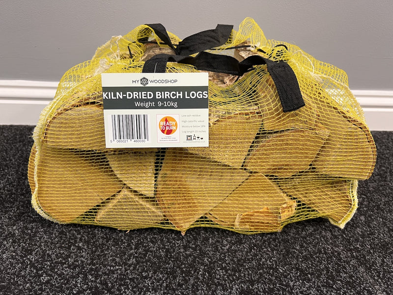FIREWOOD BIRCH - 10 HAND NET BAGS